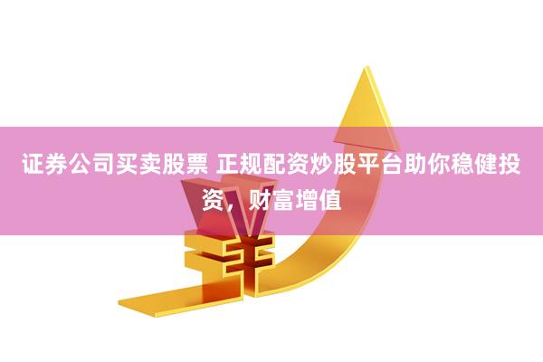 证券公司买卖股票 正规配资炒股平台助你稳健投资，财富增值